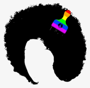 Afro Hair Png Clipart - Silhueta Afro Png