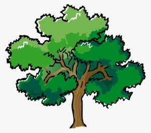 Wood Clipart Forrest - Tree In Forest Clipart