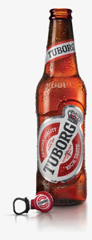 Tuborg Bottle - Open Beer Bottle Png