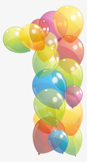 One Number Of Balloons Png Image - Balloon Png
