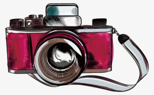 Bordo Camera Vector Vector Art Vectorart Watercolors - Camera Illustration Png
