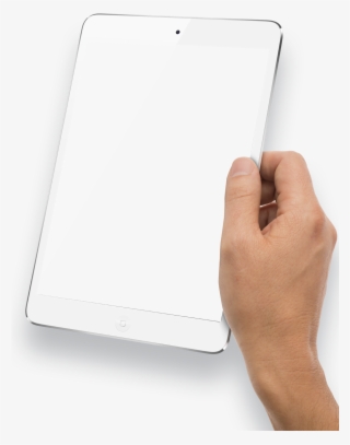 Free Png Hand Holding White Tablet Png Images Transparent - Hand With Tablet Png