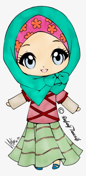 Anime Clipart Lady Free Collection - Muslim Girl Clipart