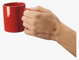 People - Hand Holding Coffee Png