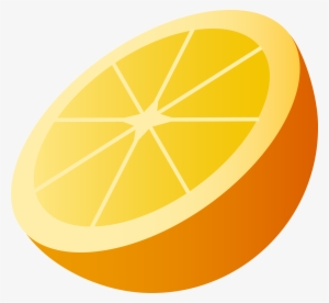 Download - Naranja Partida Ala Mitad Animada