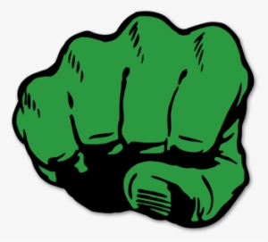 Fist Transparent Hulk - Soco Do Hulk Desenho