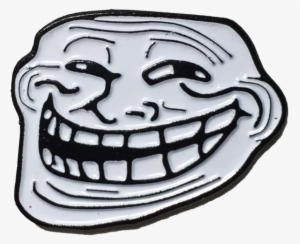 Trollface Pin - Troll Face Transperent Background