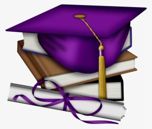 Graduation Bucket List - Purple And Gold Graduation Hat