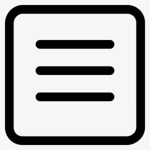 White Menu Icon Svg