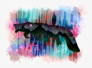 Pastels Drawing Northern Lights - Drawing