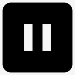 Pause Squared Filled Icon - Parallel