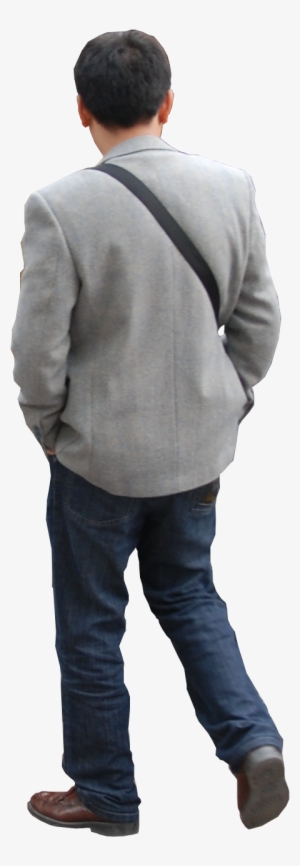 Person Walking Photoshop - Person From Behind Png