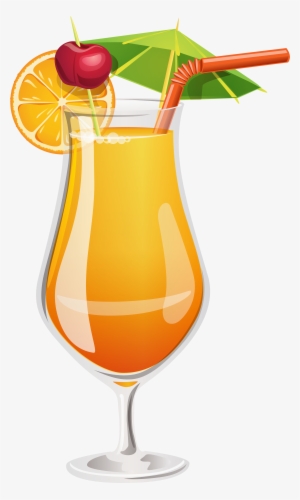 Orange Cocktail Png Clipart - Tequila Sunrise Clip Art