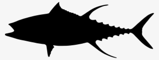 Atlantic Bluefin Tuna Yellowfin Tuna Bigeye Tuna Fish - Tuna Silhouette