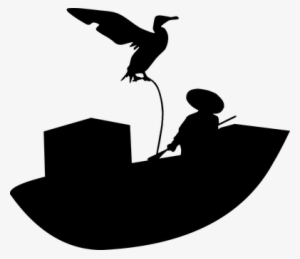 Fisherman, Fishing, Boat, Silhouette - Båt Silhouette