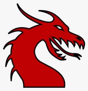 City Skyline Silhouette Hi - Dragon Face Clip Art