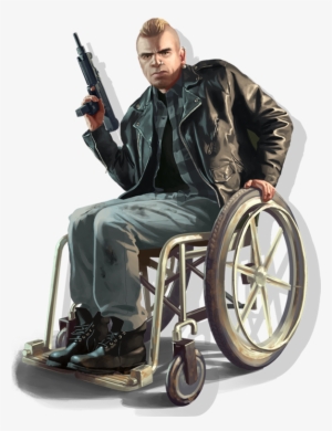 Angusmartin Tlad Artwork - Wheelchair Man Png
