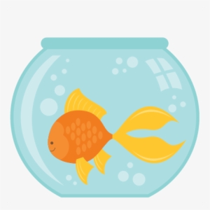 Fish Silhouette At Getdrawings - Goldfish In Bowl Clipart