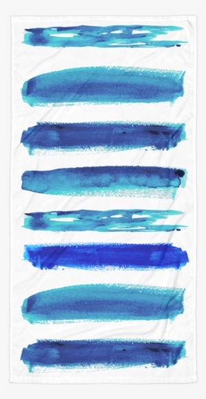 Blue Stripes Beach Towel - Southern Marsh Stripes Beach Towel