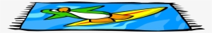 Surfbeachtowel4 - Clipart Beach Towel Png