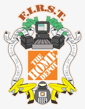 Home Depot Logo Clip Art - Home Depot Homer Cashier