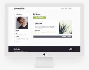 Portfolio Bookbuddies - Computer Monitor