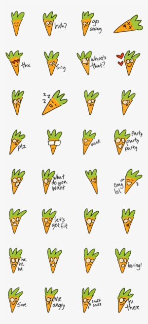 Funny Carrot Face