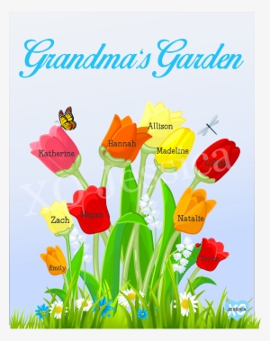 "grandma's Garden" Flag - Flag