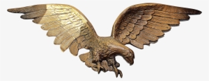 Gold Cast Metal Eagle Wall Mount - Metal Eagle Png