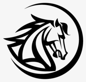 Vector Logo Black Horse Head Logo Template - Horse Head Vector Png