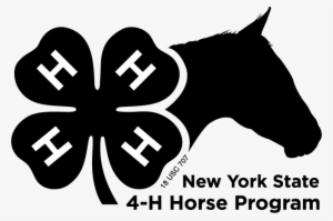 Nys 4-h Horse Program Logo, White, Png