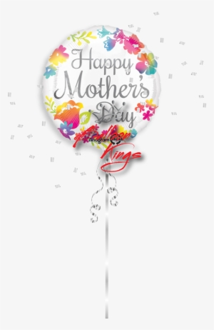 Happy Mothers Day Watercolor - Transparent Mothers Day Balloons Png
