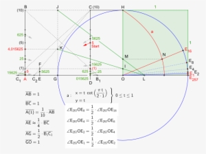 257-gon, As A Neusis Construction For The First Side, - 257-gon