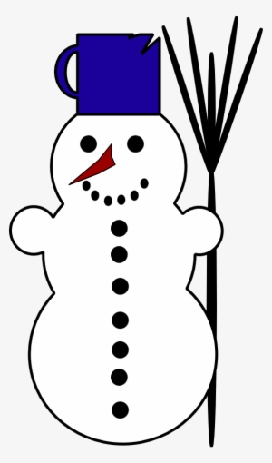 Snowman Black And White Hippie Van Clipart Black And - Snowman With Buttons Clipart