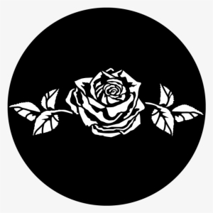 Romantic Rose Divider - Apollo Design 1059 Rose With Stem Steel Pattern