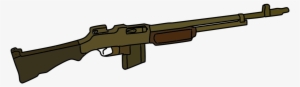 Vector Rifles Automatic - M1918 Browning Automatic Rifle Cartoon