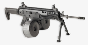 With 150-round Drum Magazine - Nhung Khau Sung Vien Tuong