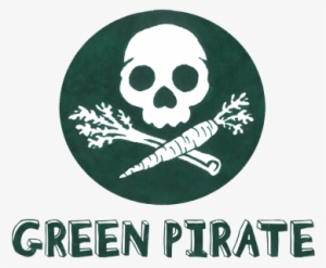 Green Pirate Logo - Pirate Healthy