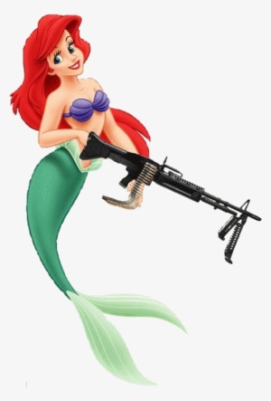 A Mermaid Gun - Disney Princess (lifesize Stand Up)