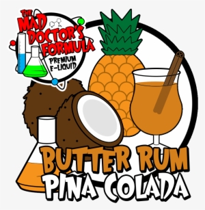 Butter Rum Piña - Pina Colada Logo Png