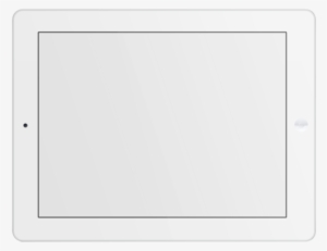 Ipad Transparent Png - White Ipad Transparent
