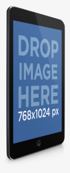 Angled Black Ipad Png On Clear Background - Smartphone