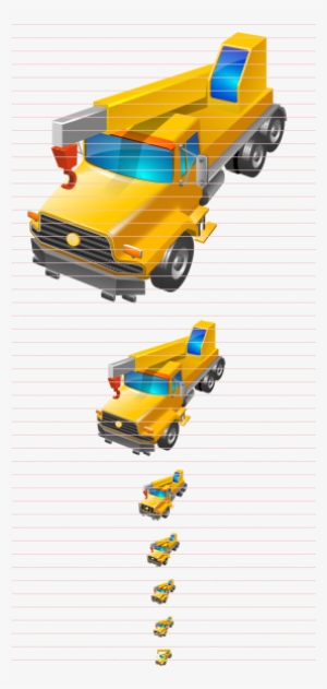 Crane Truck Icon From Business Icons For Vista - Lorry Icon