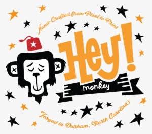 Monkey Branding Logo Design Illustration Screen Printing - Monkeys Design