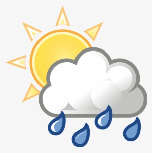 Weather Sun Clouds Rain - Mostly Cloudy With Showers