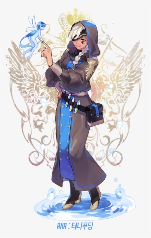 Ana Amari - Ana Overwatch Dibujo Png