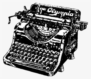 Png Transparent Typewriter Clip Art At Clker - Typewriter Clipart