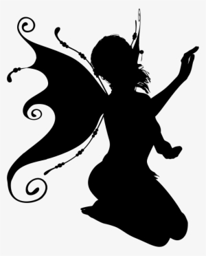 Medium Image - Transparent Fairy Silhouette