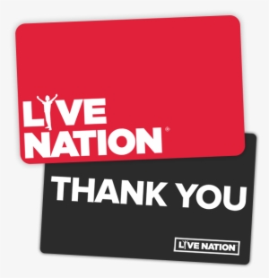 Red Gift Card - Live Nation Gift Card