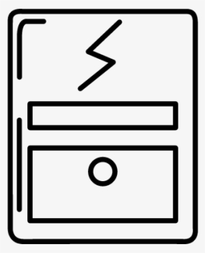 Atm Rectangular Tool Outline Vector - Tool